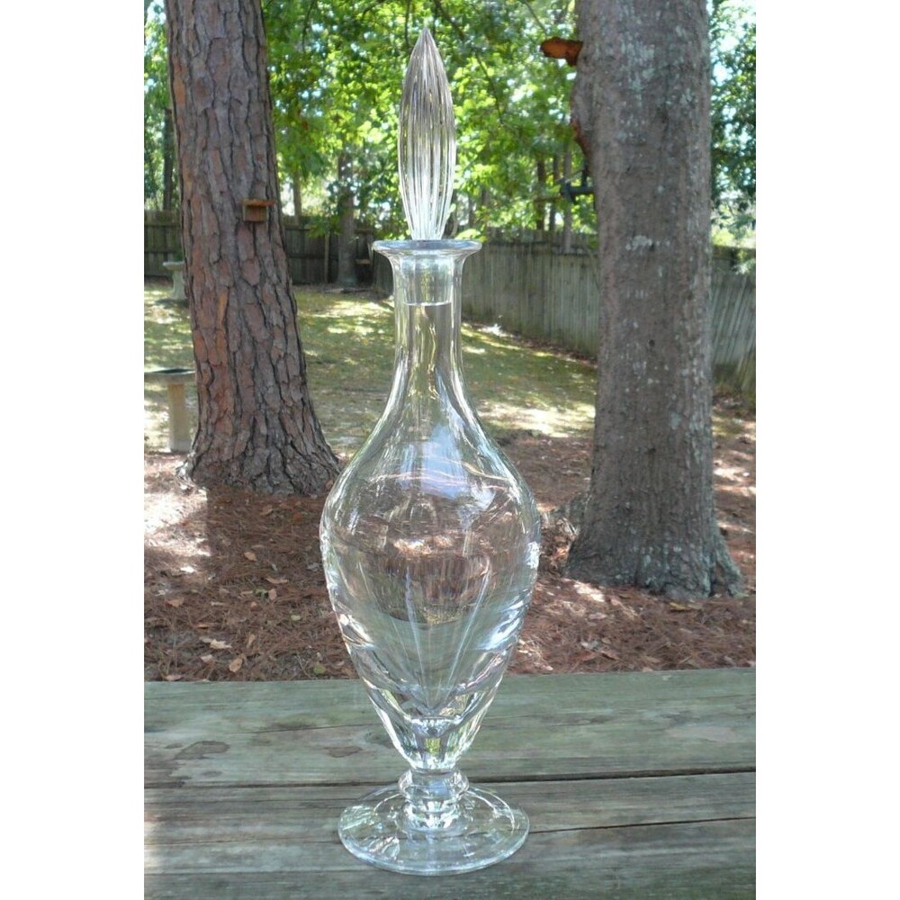 Christofle Crystal Albi Wine Decanter 15 3/4" France